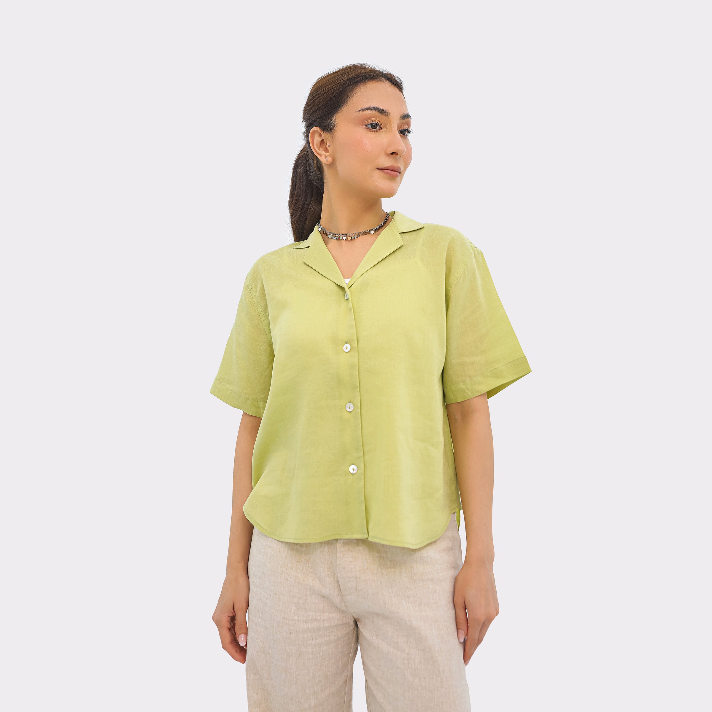 Linen Button Down Shirt