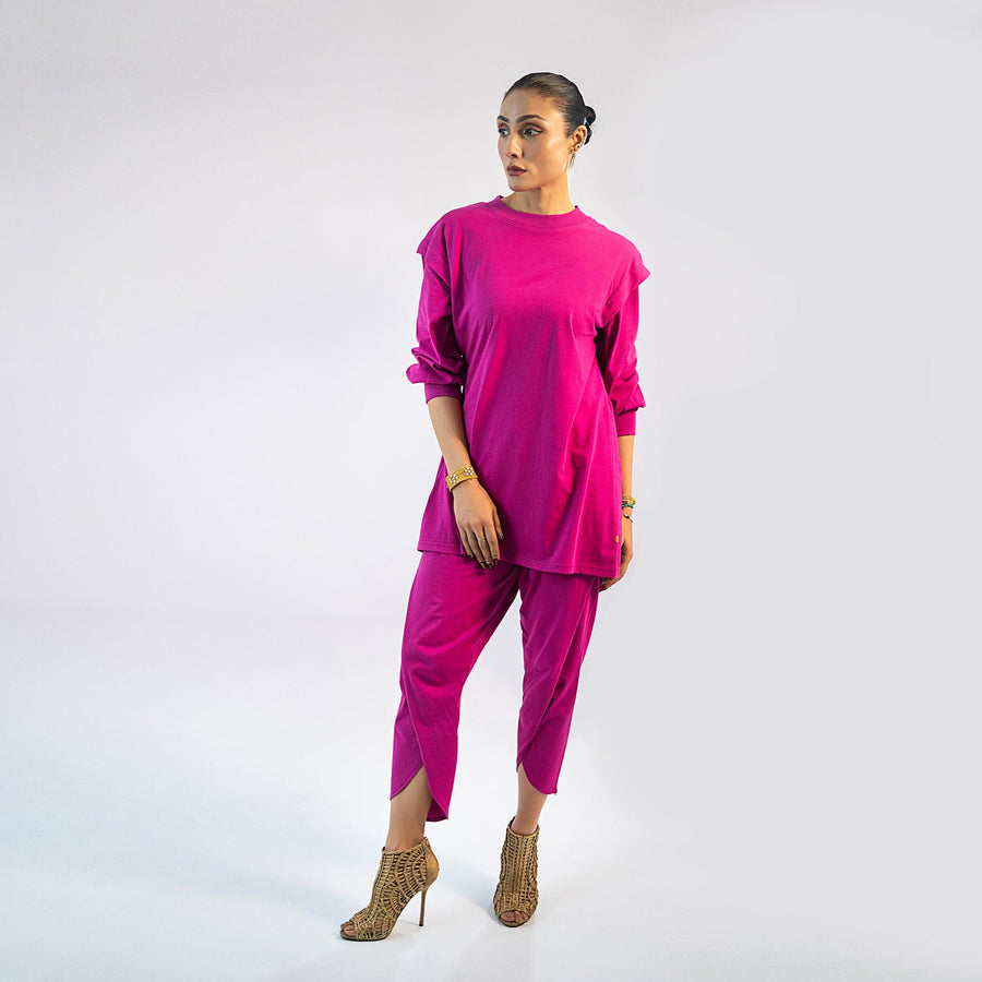 Knits Mockneck & Tulip Pant Set - Deen & Keenu