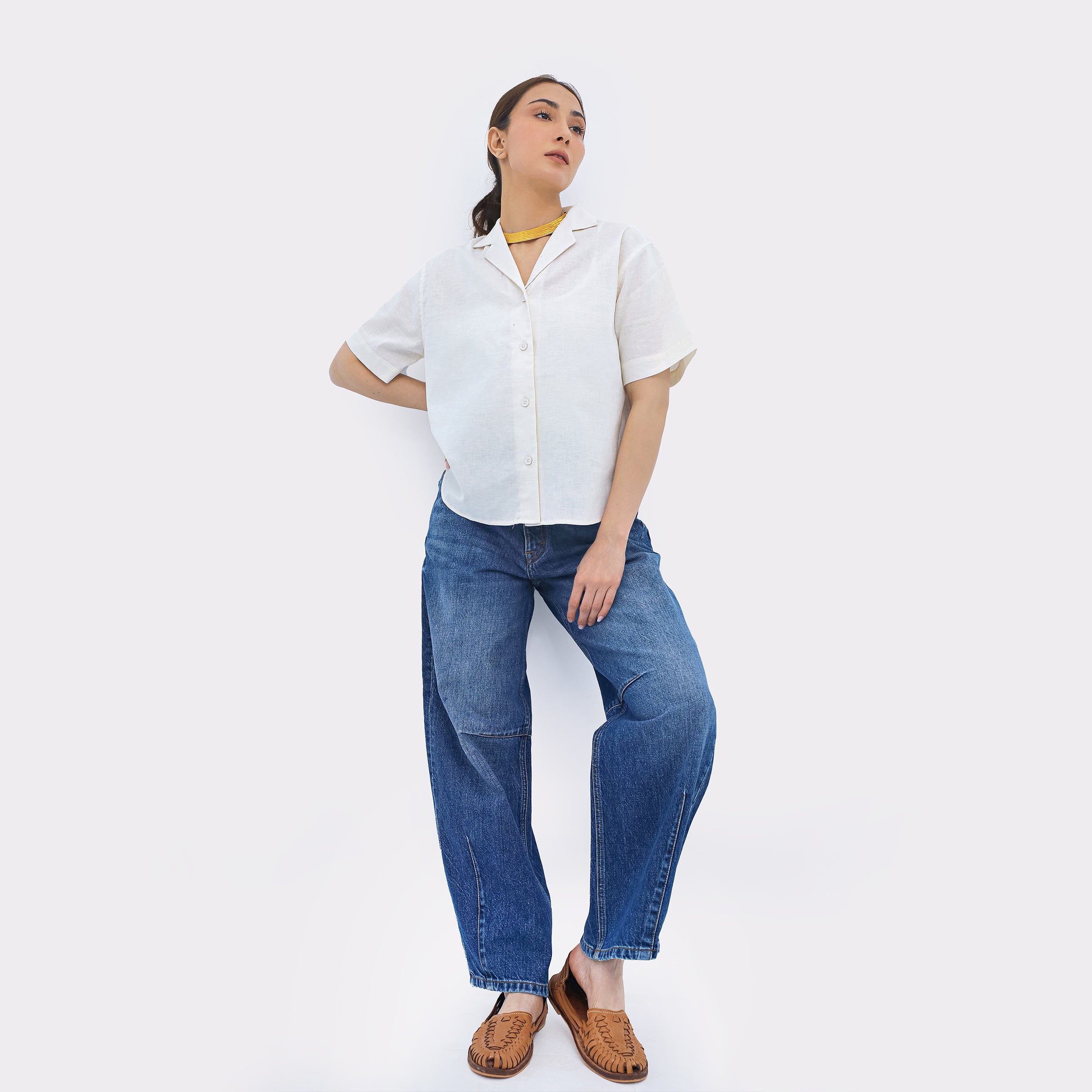 Linen Button Down Shirt