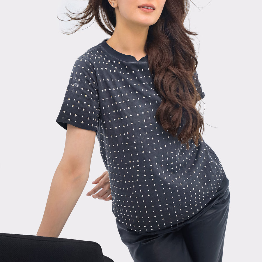 Beaded T- Shirt
