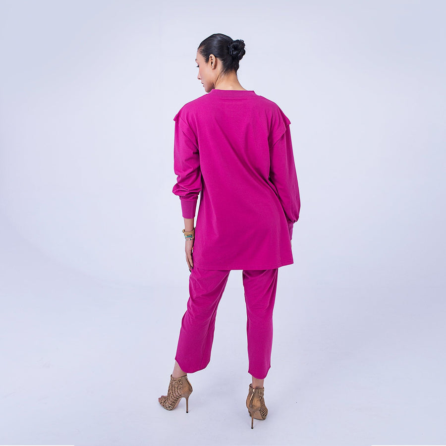 Knits Mockneck & Tulip Pant Set - Deen & Keenu