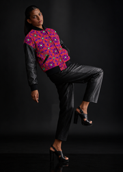 Oversized Sindhi Bomber Jacket