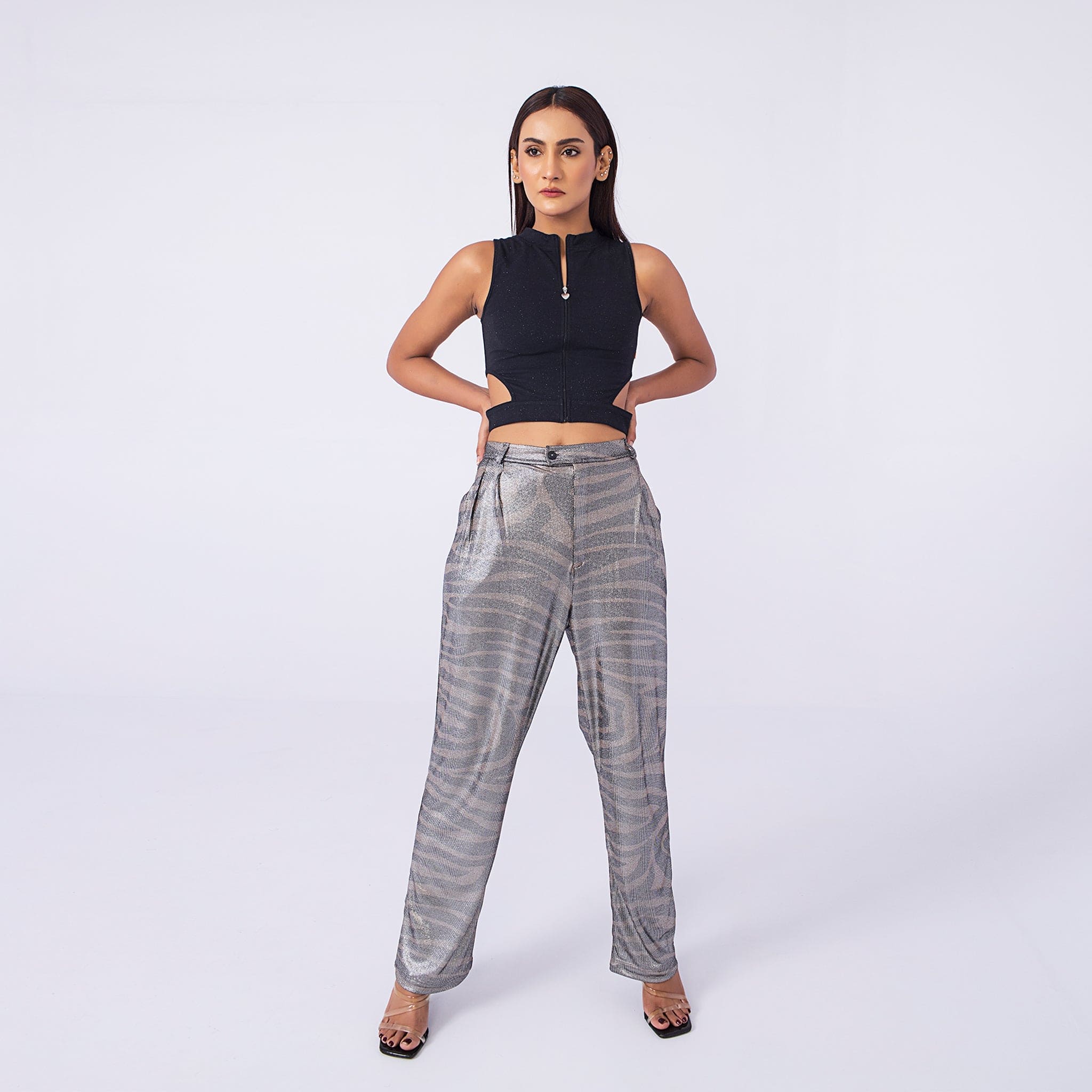 Crop Top Zip Up - Deen & Keenu