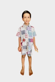 Boys Shirt and Short Set in Soft Jersey