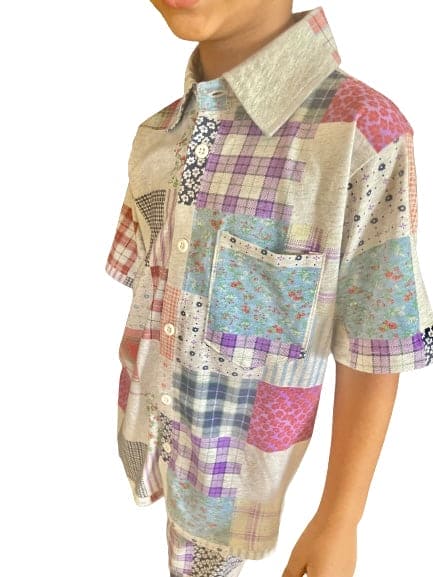 Boys Shirt and Short Set in Soft Jersey