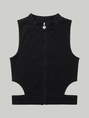 Crop Top Zip Up