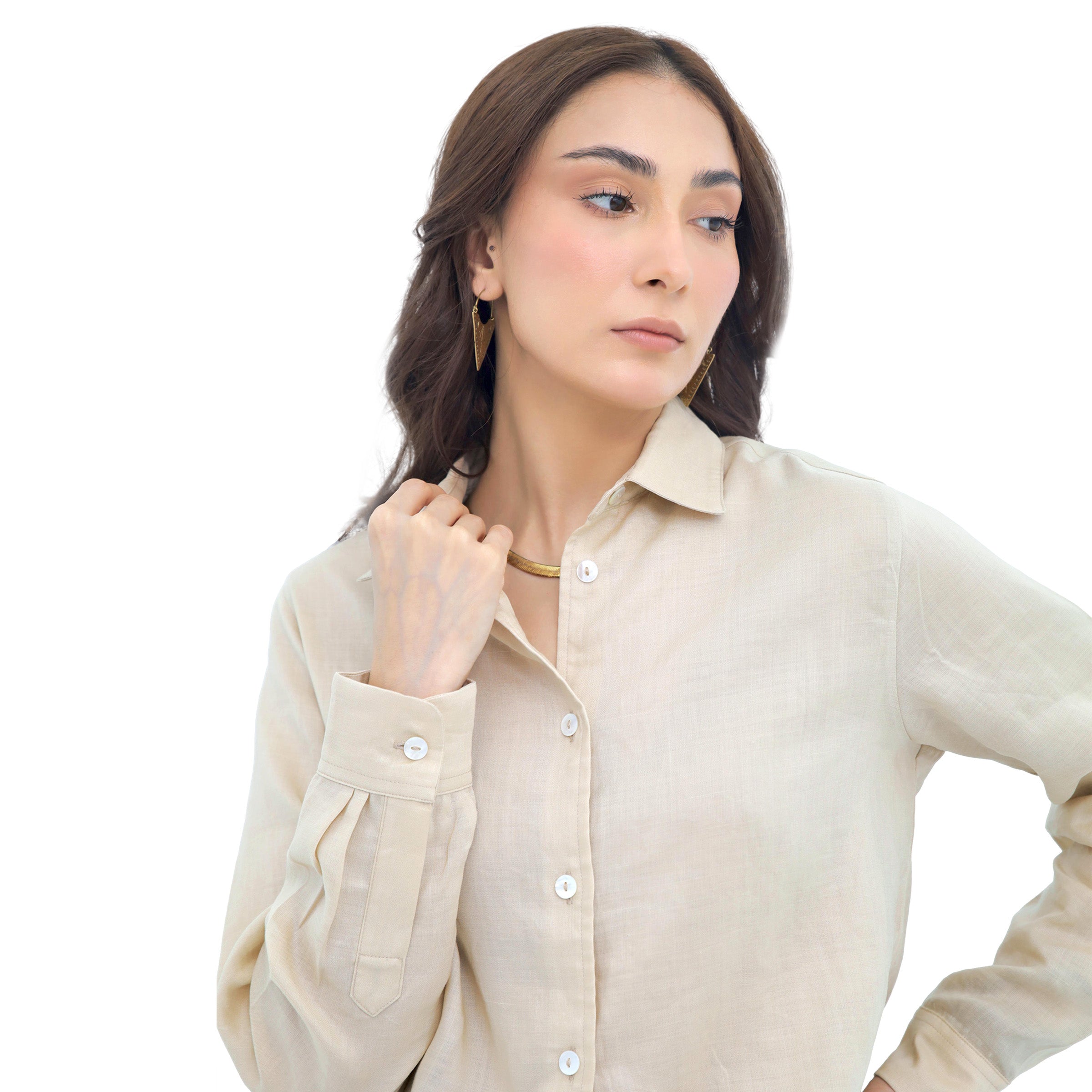Linen Button Down Shirt
