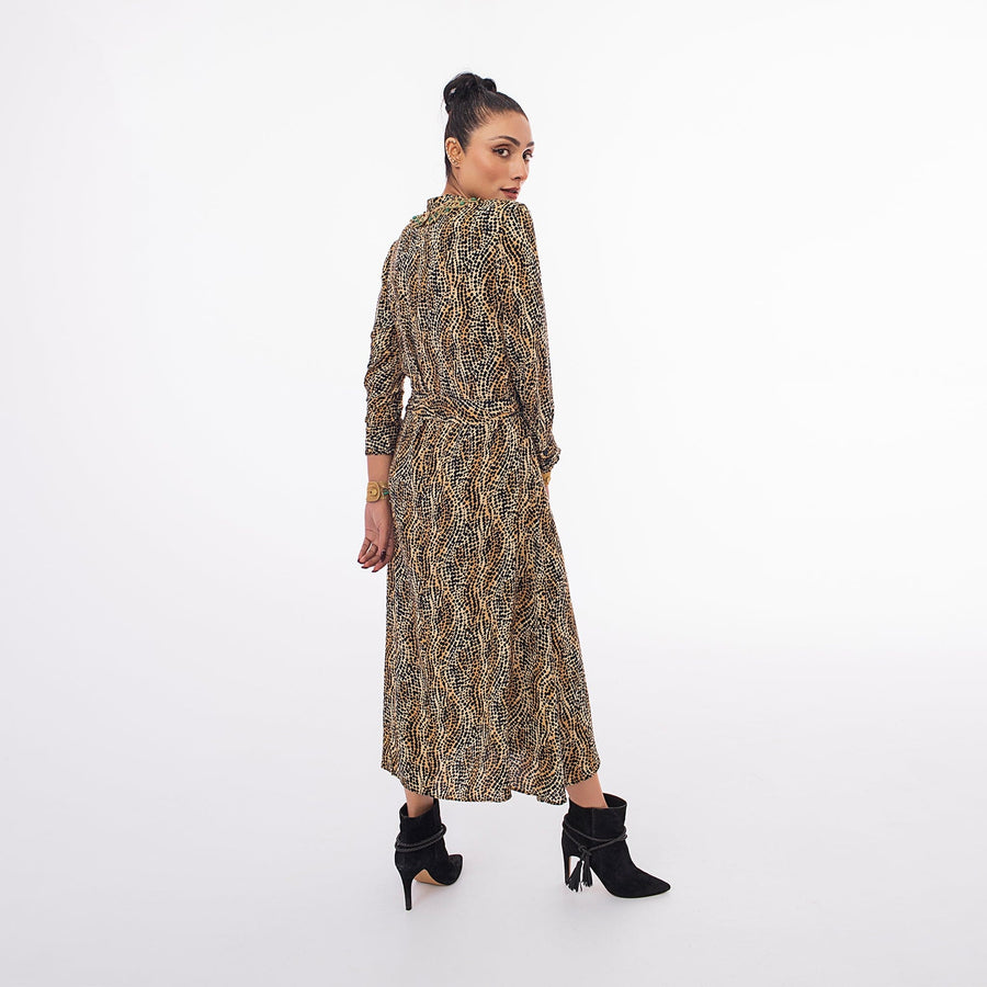 Leopard Print Maxi Dress Deen & Keenu