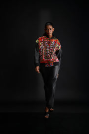 Oversized Sindhi Bomber Jacket