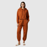 Cropped Oversized Hood & Jogger Pants