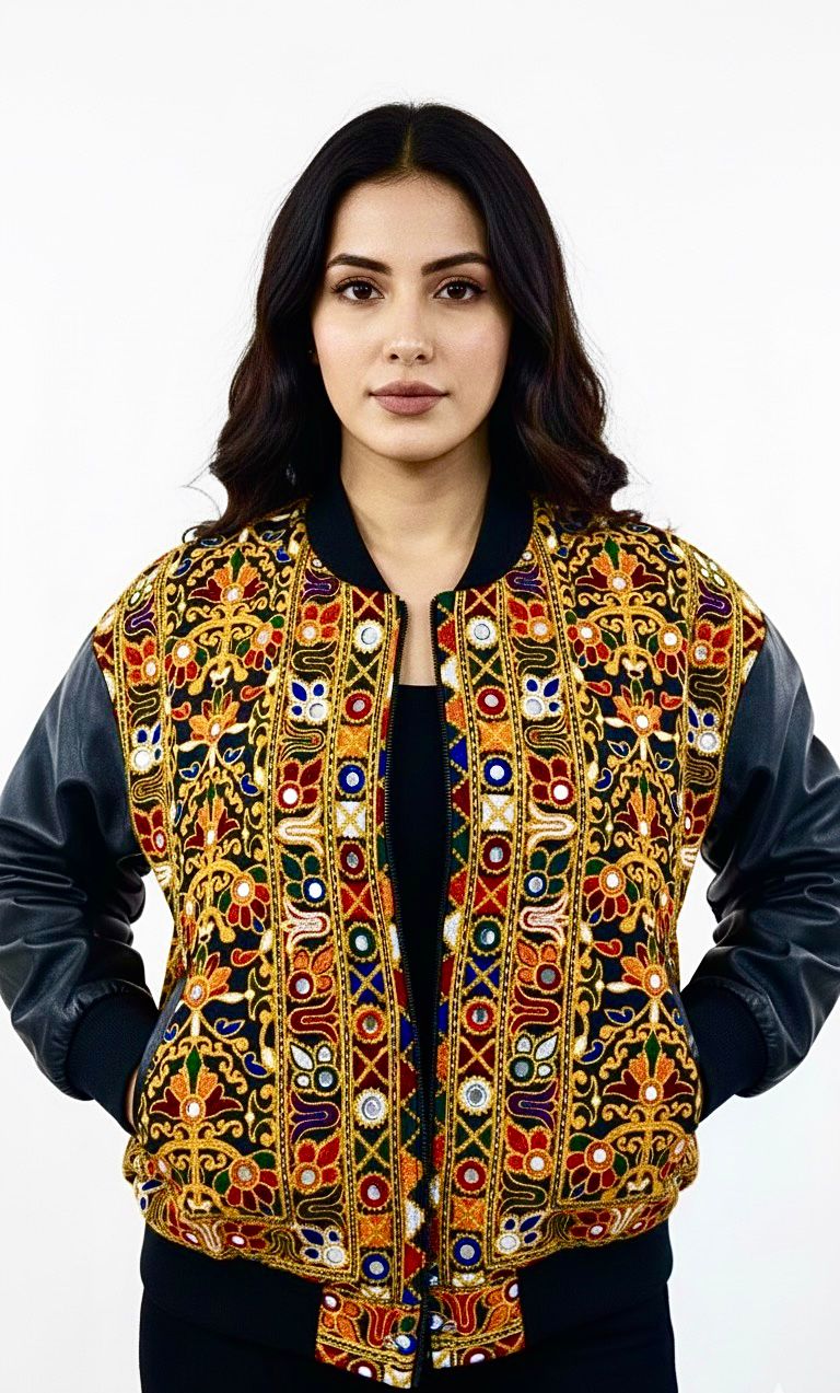 Sindhi Bomber Jacket