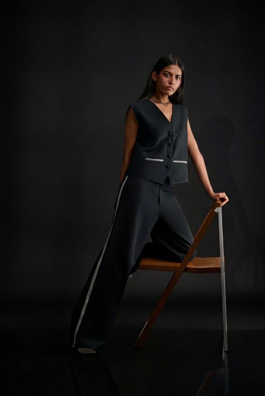 Embellished Vest & Pant