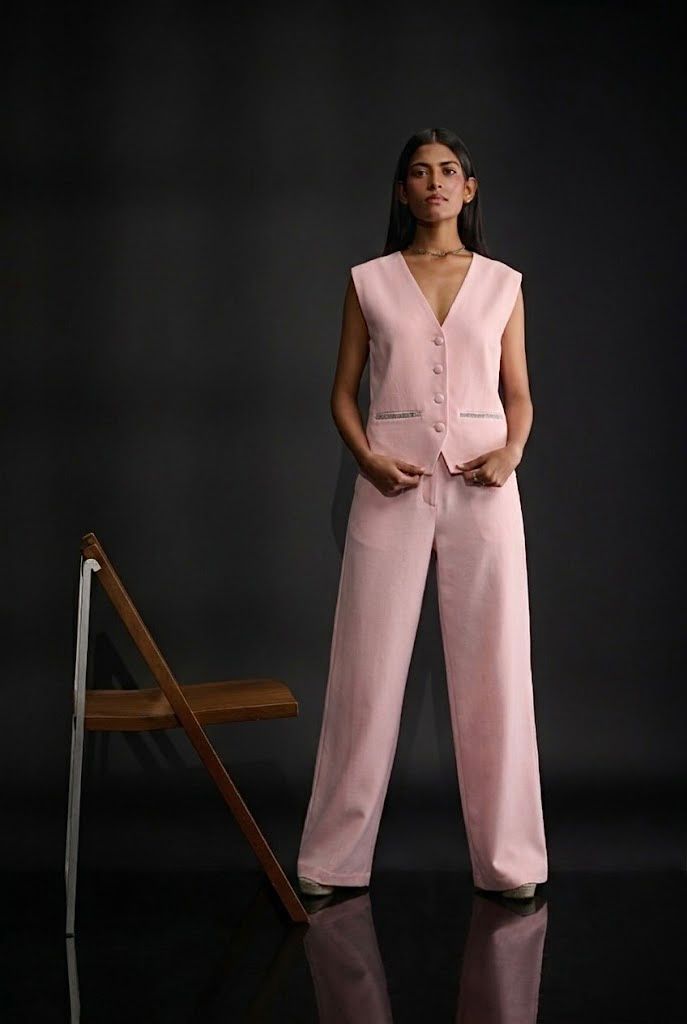 Embellished Vest & Pant