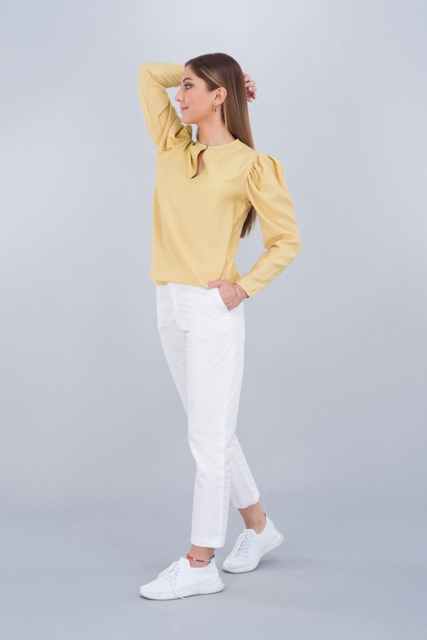 Basic White Pant - Deen & Keenu