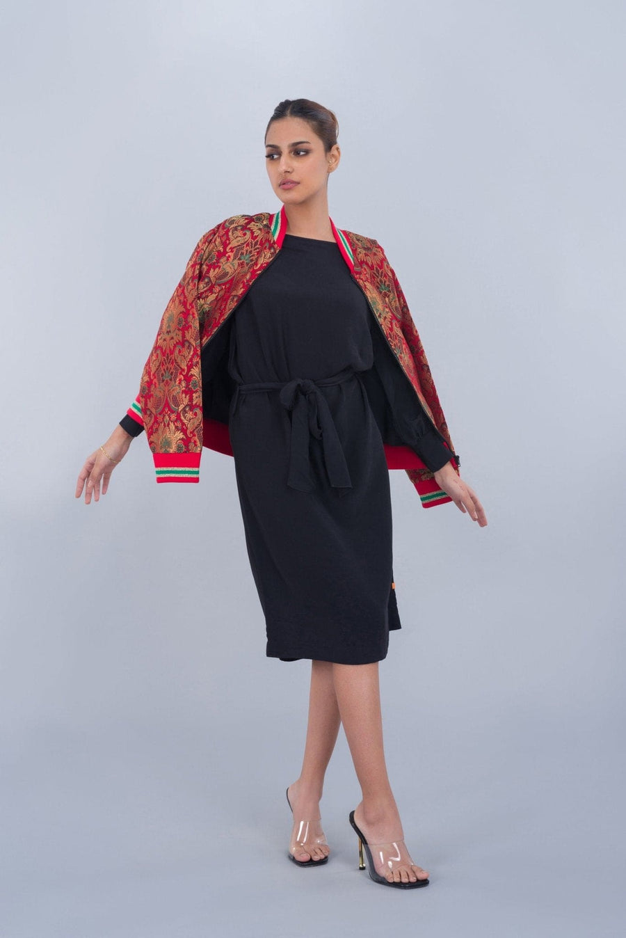Classy Long Sleeve Midi Dress - Deen & Keenu