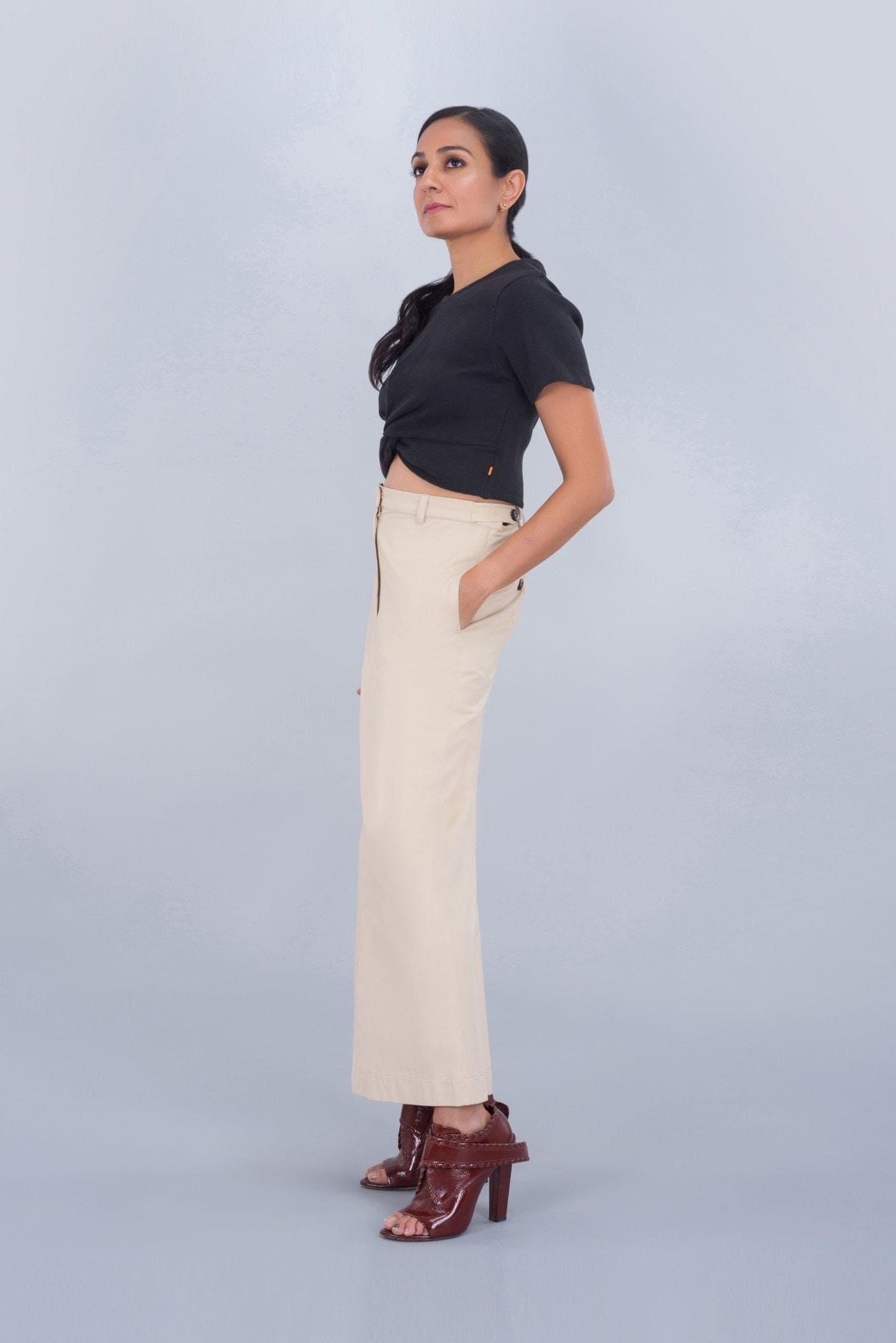 Front Twist Crop Top - Deen & Keenu