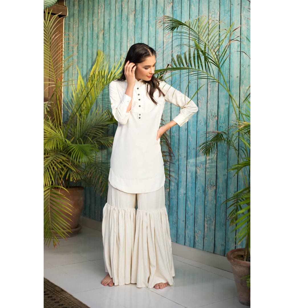 Gharara Pant in Silk - Deen & Keenu