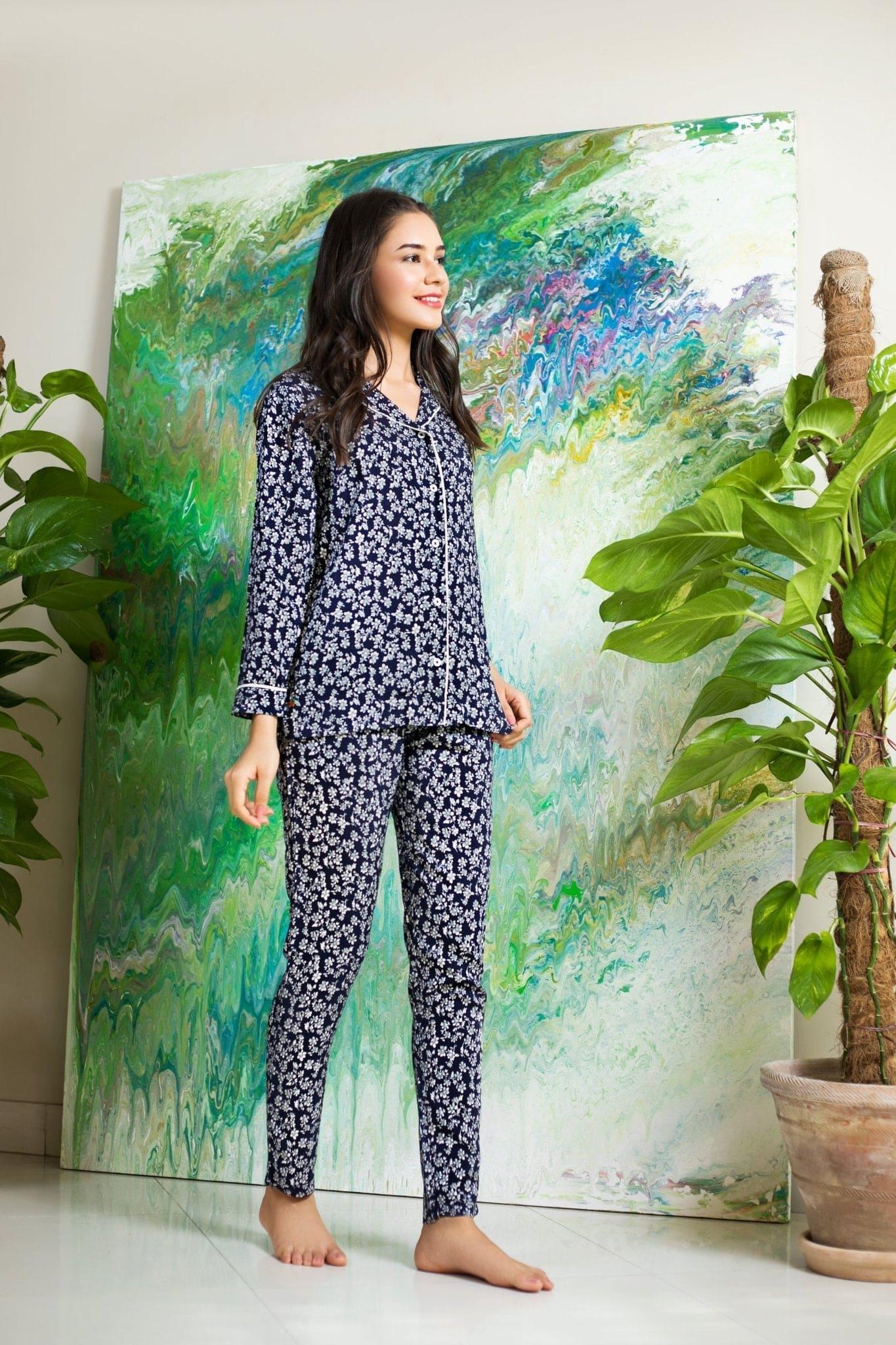 Night Suit Set Liberty Print - Deen & Keenu