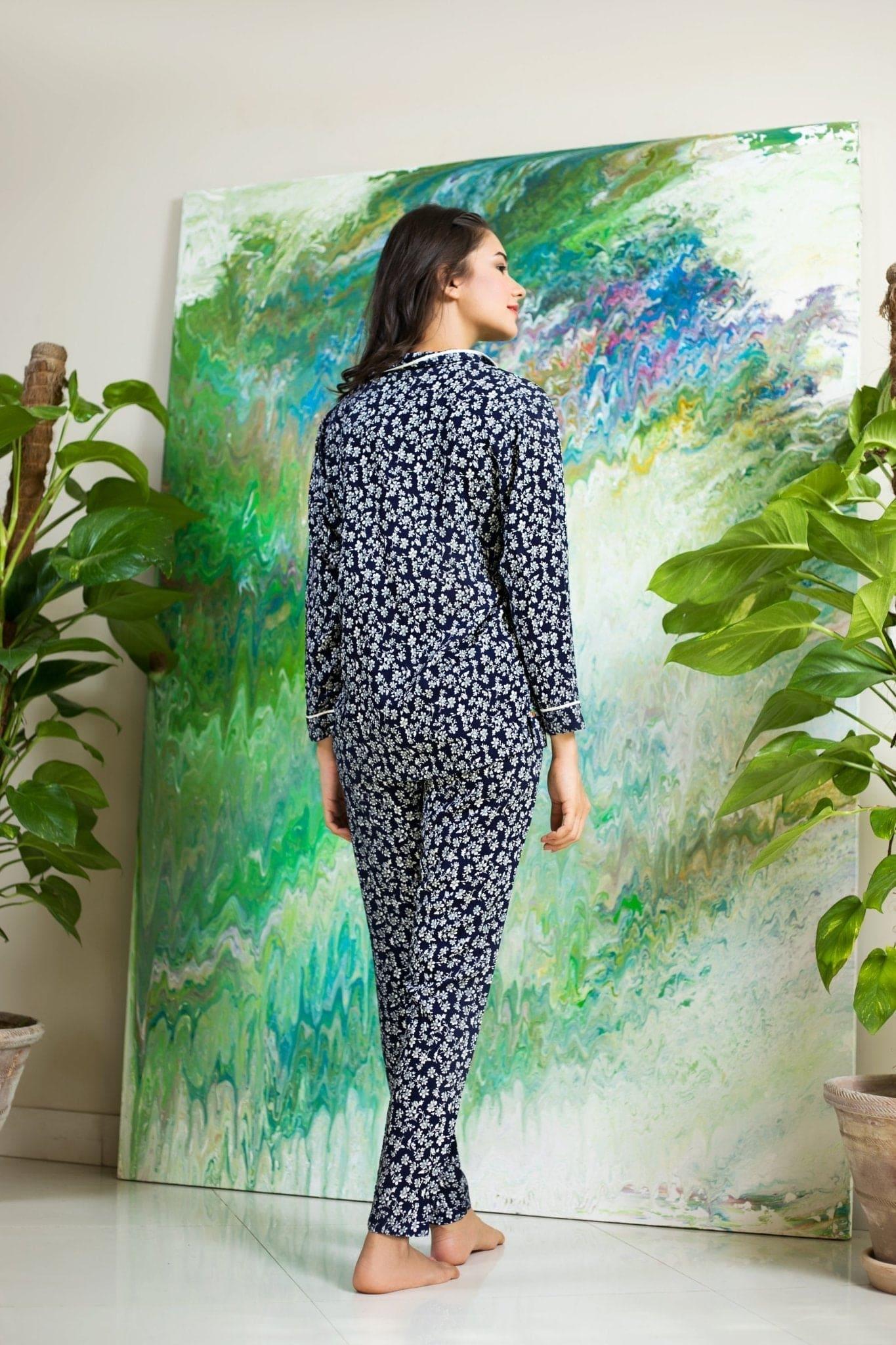 Night Suit Set Liberty Print - Deen & Keenu