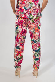 Pleated Pant in Potpourri Print - Deen & Keenu