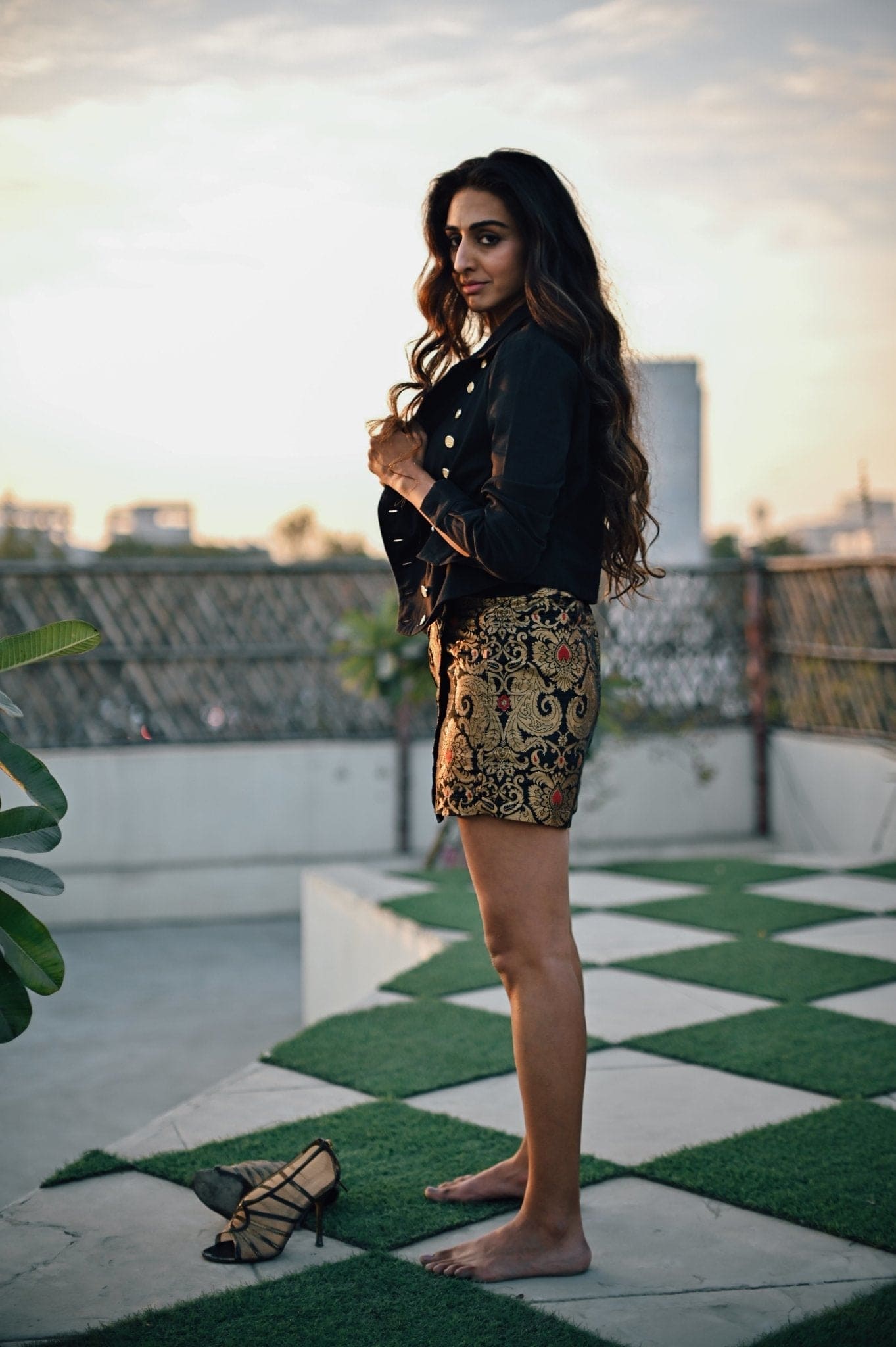 Silk Skirt Shorts - Deen & Keenu