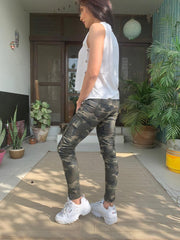 Skinny Camouflage Cargo Pants - Deen & Keenu