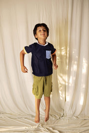 Kids Boy Chino Short in Knits - Deen & Keenu