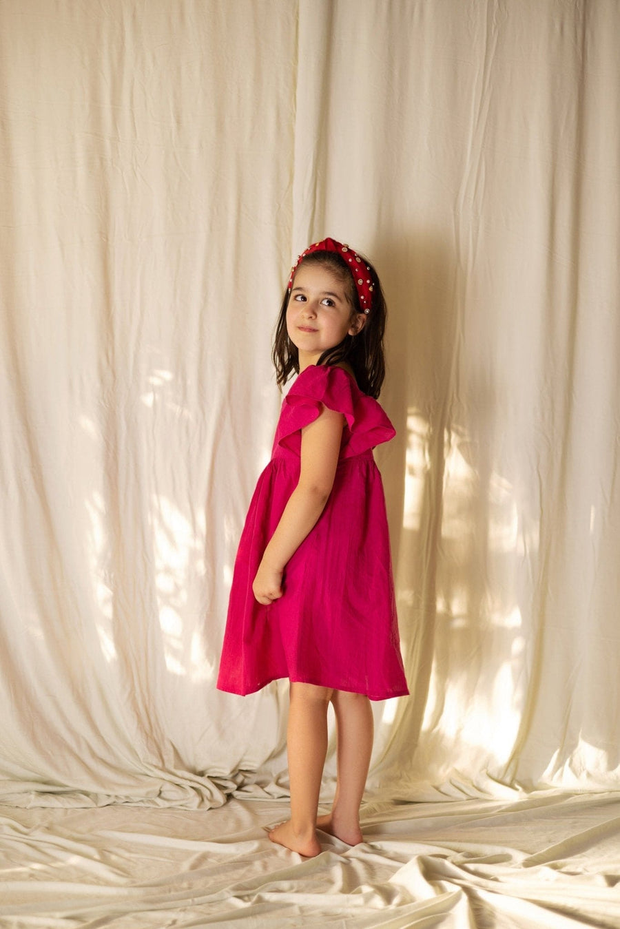 Kids Girl Frock with Front Gathering - Deen & Keenu