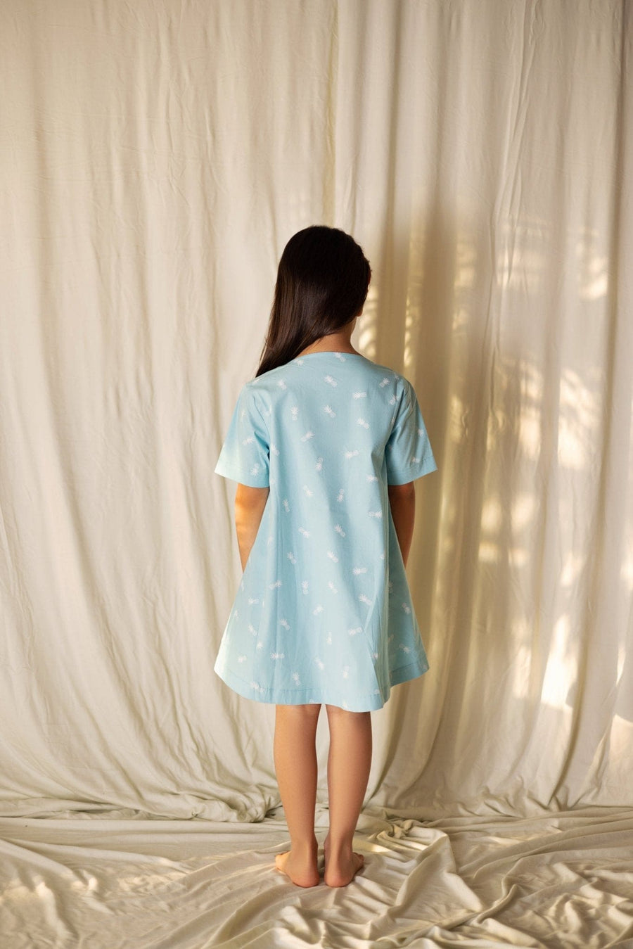 Kids Girl Half Sleeve Printed Top - Deen & Keenu