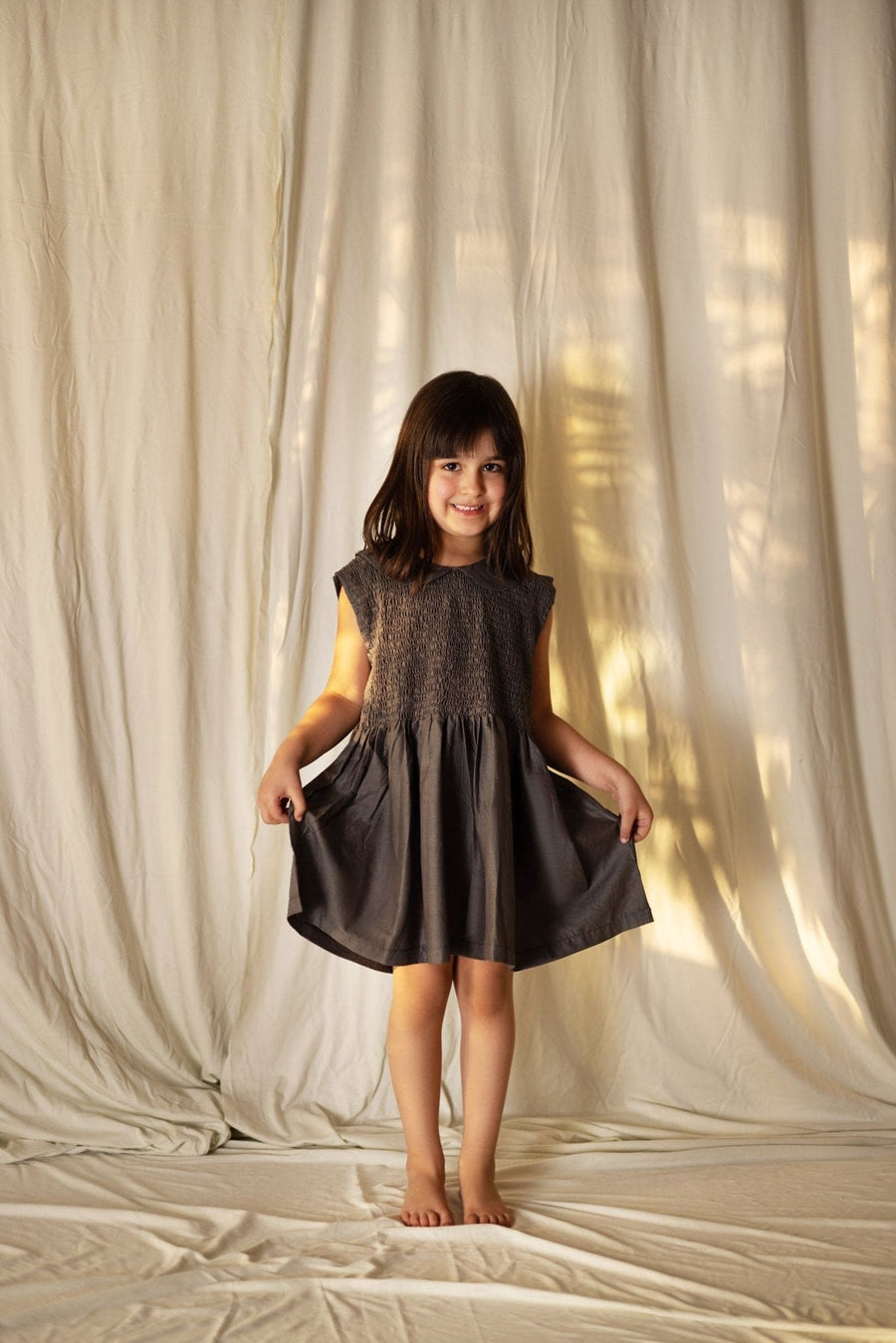 Kids Girl Smokey Top with Fly neck - Deen & Keenu