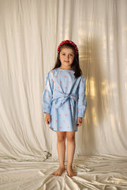 Kids Girl Top with Front Tie - Deen & Keenu