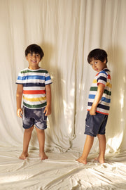 Kids Short with Folded Bottom in Knits - Deen & Keenu