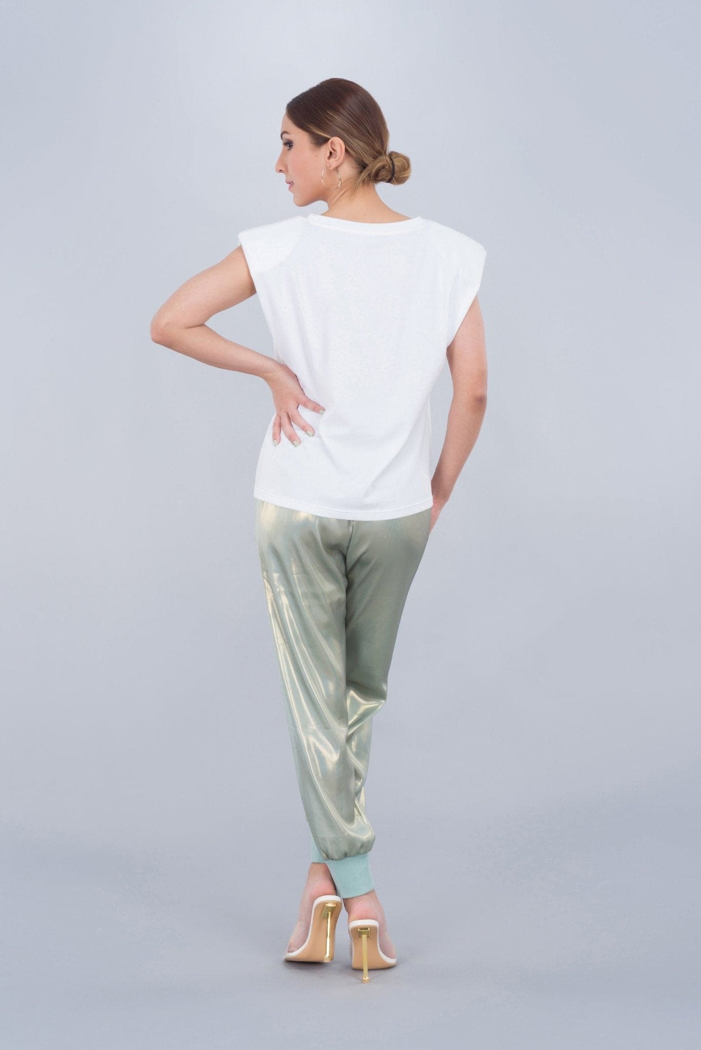 Lame Drawstring Pant - Deen & Keenu