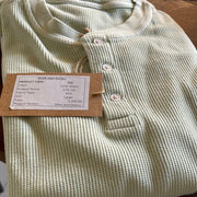 Natural garment dyed henley and Pant ( 2 PC Set) - Deen & Keenu