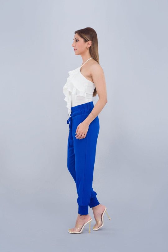 Signature Drawstring Pant in Cobalt Blue - Deen & Keenu