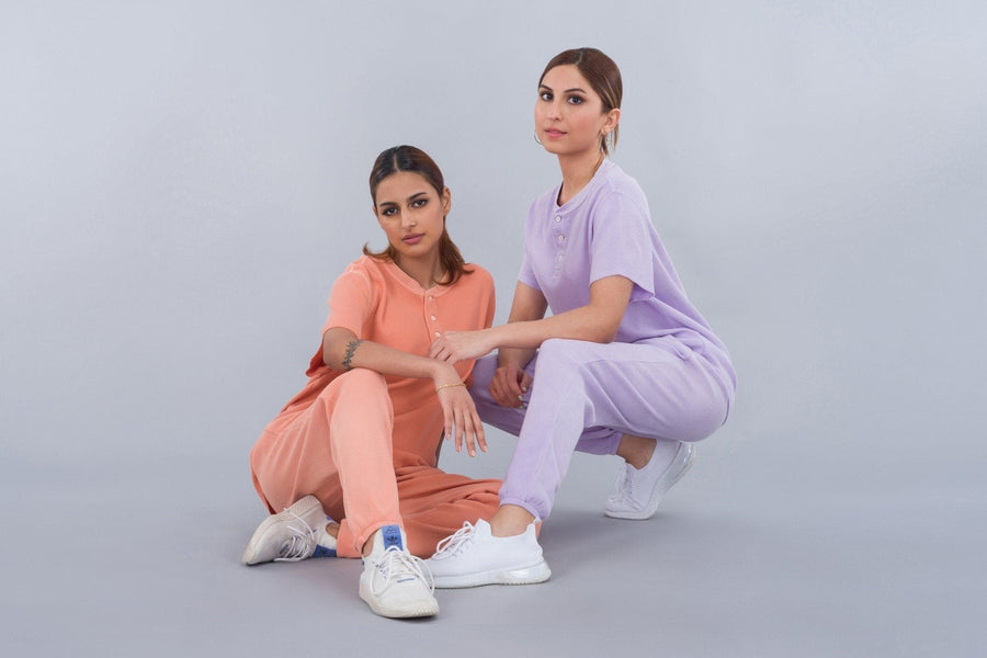 Vegetable Dyed Night Suit Set - Deen & Keenu